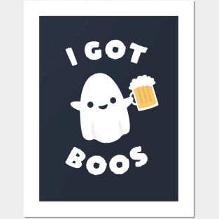 Boos Funny Halloween Pun Posters and Art